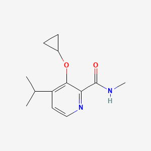 3-Cyclopropoxy-4-isopropyl-N-methylpicolinamide