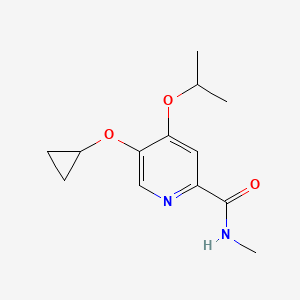 5-Cyclopropoxy-4-isopropoxy-N-methylpicolinamide