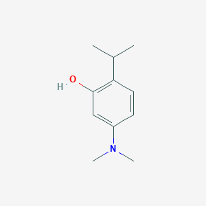 molecular formula C11H17NO B14832540 5-(Dimethylamino)-2-isopropylphenol 