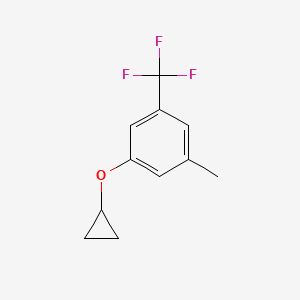 1-Cyclopropoxy-3-methyl-5-(trifluoromethyl)benzene