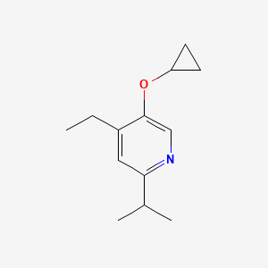 5-Cyclopropoxy-4-ethyl-2-isopropylpyridine