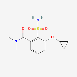 3-Cyclopropoxy-N,N-dimethyl-2-sulfamoylbenzamide