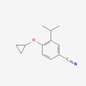 4-Cyclopropoxy-3-isopropylbenzonitrile