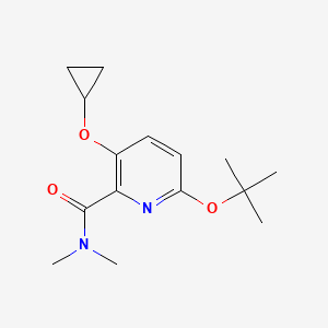 6-Tert-butoxy-3-cyclopropoxy-N,N-dimethylpicolinamide