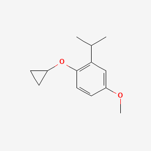 1-Cyclopropoxy-2-isopropyl-4-methoxybenzene