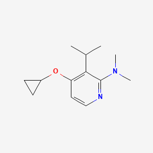 4-Cyclopropoxy-3-isopropyl-N,N-dimethylpyridin-2-amine