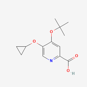 4-Tert-butoxy-5-cyclopropoxypicolinic acid