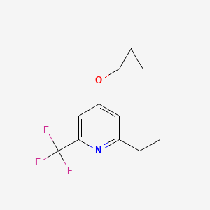 4-Cyclopropoxy-2-ethyl-6-(trifluoromethyl)pyridine