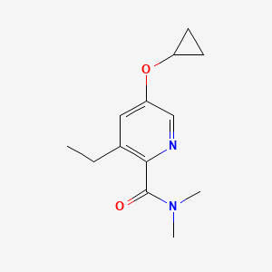 5-Cyclopropoxy-3-ethyl-N,N-dimethylpicolinamide