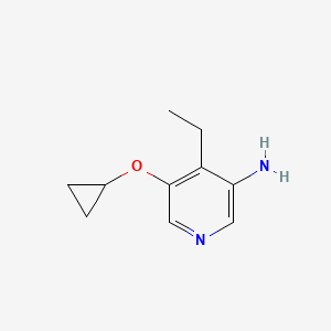 5-Cyclopropoxy-4-ethylpyridin-3-amine