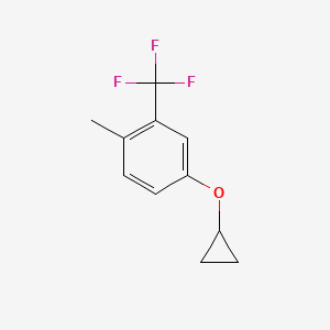 4-Cyclopropoxy-1-methyl-2-(trifluoromethyl)benzene