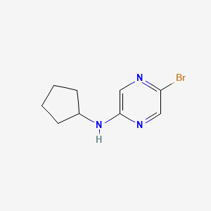 5-Bromo-N-cyclopentylpyrazin-2-amine