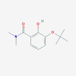 molecular formula C13H19NO3 B14832771 3-Tert-butoxy-2-hydroxy-N,N-dimethylbenzamide 