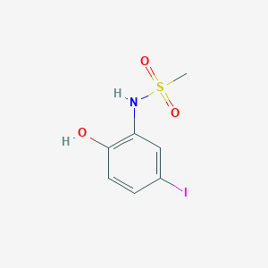 molecular formula C7H8INO3S B14832793 N-(2-Hydroxy-5-iodophenyl)methanesulfonamide 