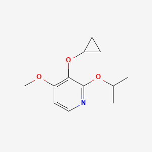 3-Cyclopropoxy-2-isopropoxy-4-methoxypyridine