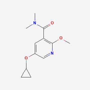 5-Cyclopropoxy-2-methoxy-N,N-dimethylnicotinamide