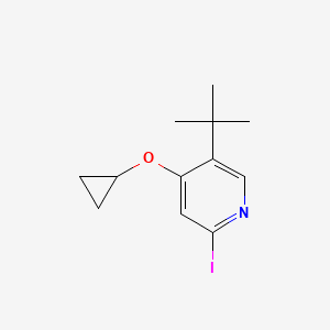 5-Tert-butyl-4-cyclopropoxy-2-iodopyridine