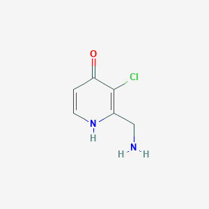 2-(Aminomethyl)-3-chloropyridin-4-OL