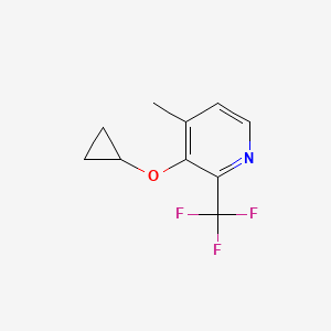 3-Cyclopropoxy-4-methyl-2-(trifluoromethyl)pyridine