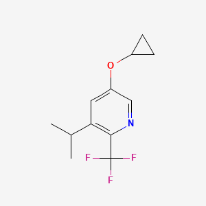 5-Cyclopropoxy-3-isopropyl-2-(trifluoromethyl)pyridine