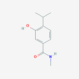 molecular formula C11H15NO2 B14832926 3-Hydroxy-4-isopropyl-N-methylbenzamide 