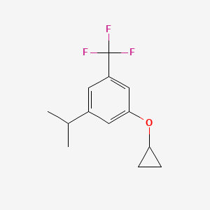 1-Cyclopropoxy-3-isopropyl-5-(trifluoromethyl)benzene