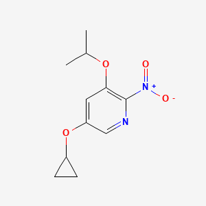 5-Cyclopropoxy-3-isopropoxy-2-nitropyridine