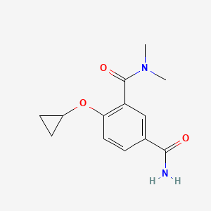 6-Cyclopropoxy-N1,N1-dimethylisophthalamide