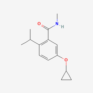 5-Cyclopropoxy-2-isopropyl-N-methylbenzamide