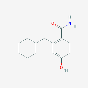 2-(Cyclohexylmethyl)-4-hydroxybenzamide