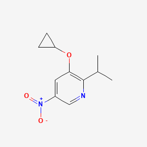 3-Cyclopropoxy-2-isopropyl-5-nitropyridine