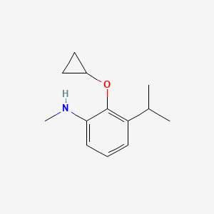 2-Cyclopropoxy-3-isopropyl-N-methylaniline