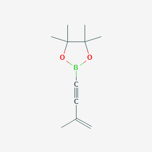 4,4,5,5-Tetramethyl-2-(3-methylbut-3-EN-1-YN-1-YL)-1,3,2-dioxaborolane