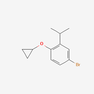 4-Bromo-1-cyclopropoxy-2-isopropylbenzene