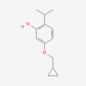 5-(Cyclopropylmethoxy)-2-isopropylphenol