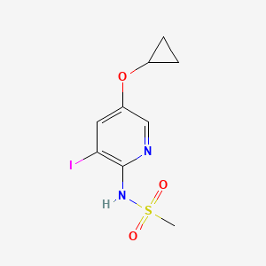 N-(5-Cyclopropoxy-3-iodopyridin-2-YL)methanesulfonamide