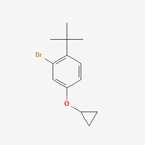 2-Bromo-1-tert-butyl-4-cyclopropoxybenzene