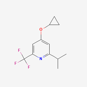 4-Cyclopropoxy-2-isopropyl-6-(trifluoromethyl)pyridine