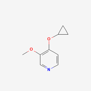 4-Cyclopropoxy-3-methoxypyridine