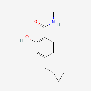 4-(Cyclopropylmethyl)-2-hydroxy-N-methylbenzamide