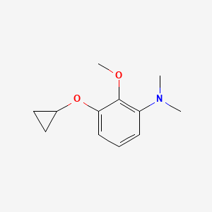 3-Cyclopropoxy-2-methoxy-N,N-dimethylaniline