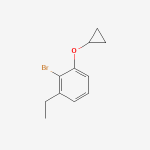 2-Bromo-1-cyclopropoxy-3-ethylbenzene