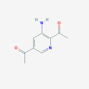 1-(5-Acetyl-3-aminopyridin-2-YL)ethanone