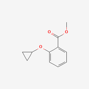 molecular formula C11H12O3 B14833274 Methyl 2-cyclopropoxybenzoate 