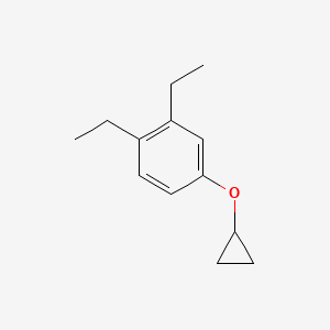 4-Cyclopropoxy-1,2-diethylbenzene