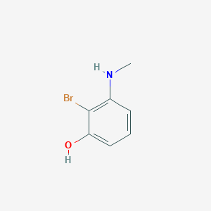 2-Bromo-3-(methylamino)phenol