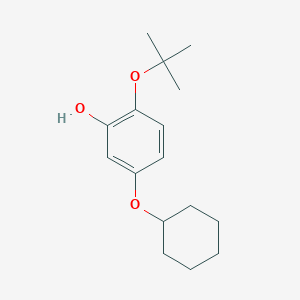 2-Tert-butoxy-5-(cyclohexyloxy)phenol