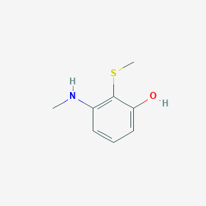 3-(Methylamino)-2-(methylthio)phenol