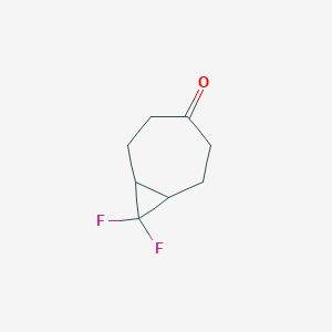 molecular formula C8H10F2O B14833319 8,8-Difluorobicyclo[5.1.0]octan-4-one 