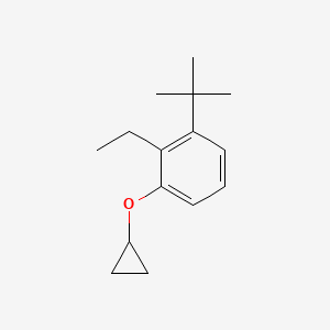 1-Tert-butyl-3-cyclopropoxy-2-ethylbenzene